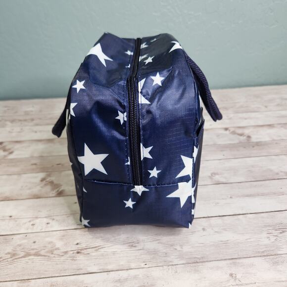 Navy Stars Lunch Bag Cooler Bag NEW - Picture 5 of 9